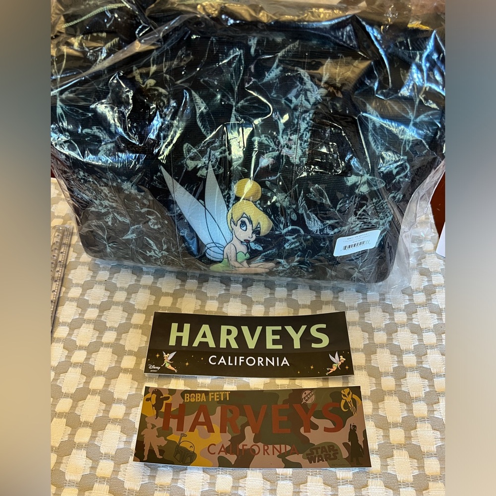 Marilyn Satchel | Tinkerbell Fairy Garden Harvey’s Seatbelt Bag NWT